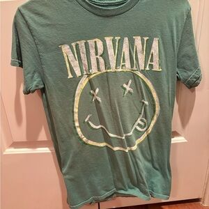 Green Nirvana Graphic T-Shirt